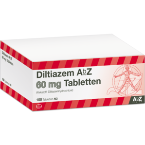 Diltiazem AbZ 60 mg Tabletten