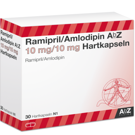 Ramipril/Amlodipin AbZ 10&nbsp;mg/10&nbsp;mg Hartkapseln
