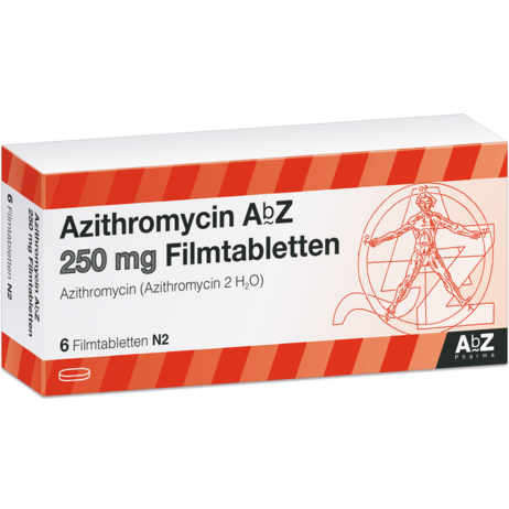 Azithromycin AbZ 250&nbsp;mg Filmtabletten