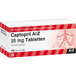 Captopril AbZ 25 mg Tabletten