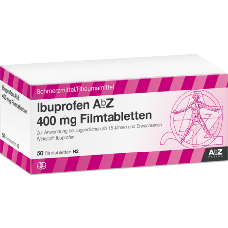 Ibuprofen AbZ 400 mg Filmtabletten