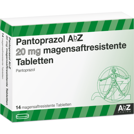 Pantoprazol AbZ 20&nbsp;mg magensaftresistente Tabletten