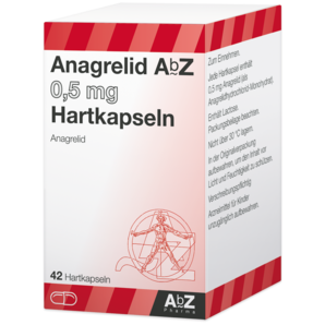 Anagrelid AbZ 0,5 mg Hartkapseln