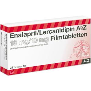 Enalapril/Lercanidipin AbZ 10 mg/10 mg Filmtabletten