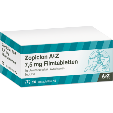 Zopiclon AbZ 7,5&nbsp;mg Filmtabletten