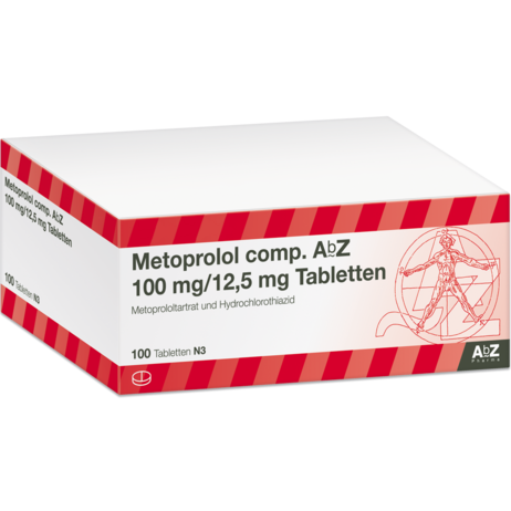 Metoprolol comp. AbZ 100&nbsp;mg/12,5&nbsp;mg Tabletten