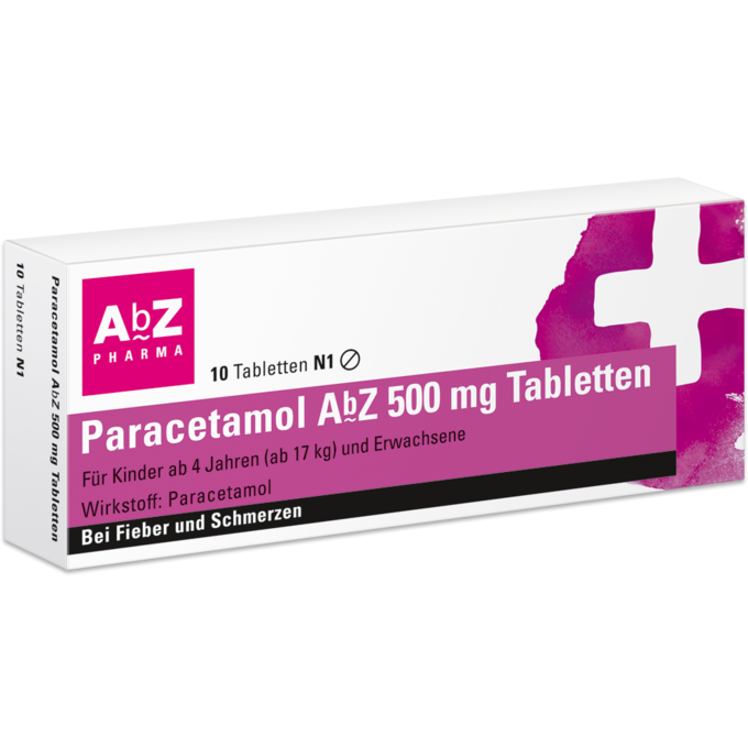Paracetamol AbZ 500 mg Tabletten