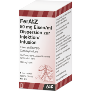 FerAbZ 50 mg Eisen/ml Dispersion zur Injektion/Infusion