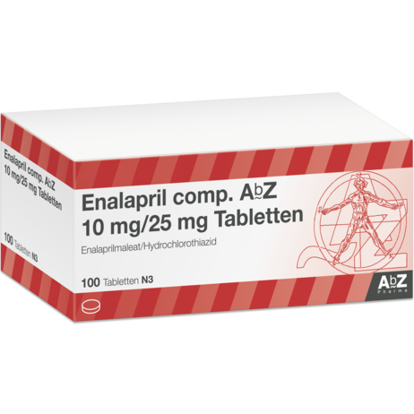Enalapril comp. AbZ 10&nbsp;mg/25&nbsp;mg Tabletten
