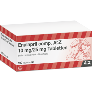 Enalapril comp. AbZ 10 mg/25 mg Tabletten
