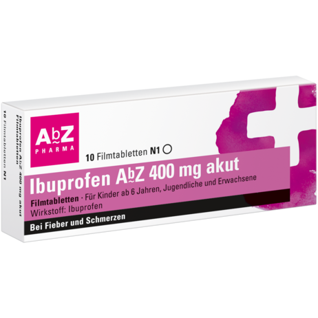 Ibuprofen AbZ 400&nbsp;mg akut Filmtabletten