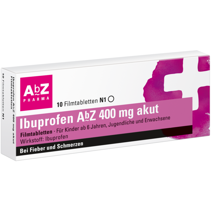 Ibuprofen AbZ 400 mg akut Filmtabletten