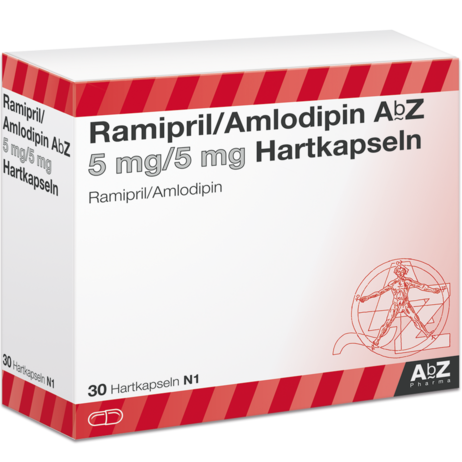 Ramipril/Amlodipin AbZ 5&nbsp;mg/5&nbsp;mg Hartkapseln