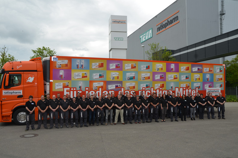 Team des Teva ratiopharm Fuhrparks