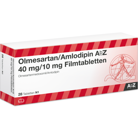 Olmesartan/Amlodipin AbZ 40&nbsp;mg/10&nbsp;mg Filmtabletten