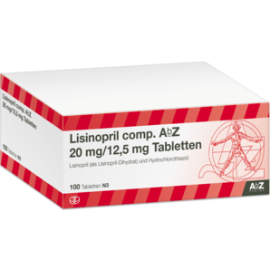 Lisinopril comp. AbZ 20 mg/12,5 mg Tabletten