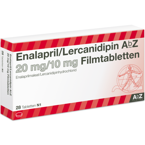 Enalapril/Lercanidipin AbZ 20&nbsp;mg/10&nbsp;mg Filmtabletten