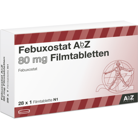 Febuxostat AbZ 80&nbsp;mg Filmtabletten