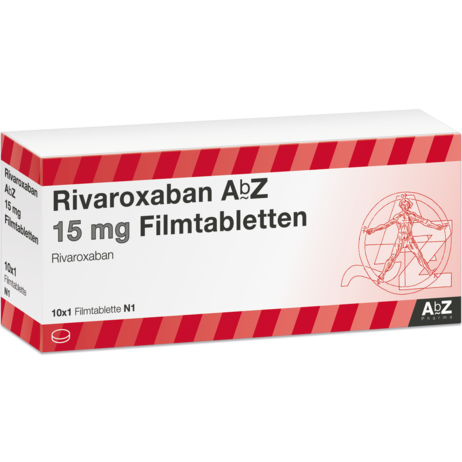 Rivaroxaban AbZ 15&nbsp;mg Filmtabletten