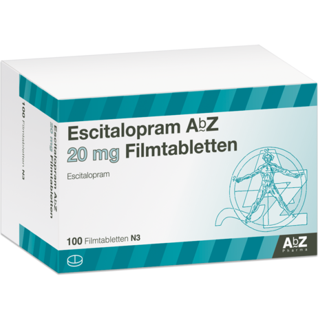 Escitalopram AbZ 20&nbsp;mg Filmtabletten
