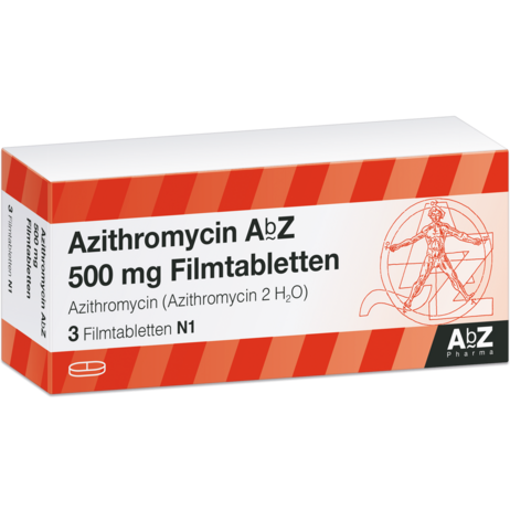 Azithromycin AbZ 500 mg Filmtabletten