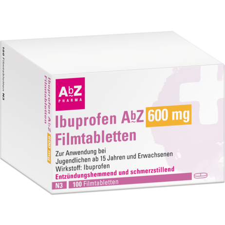 Ibuprofen AbZ 600&nbsp;mg Filmtabletten