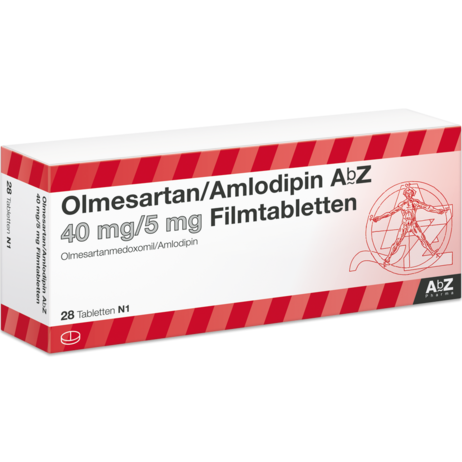 Olmesartan/Amlodipin AbZ 40&nbsp;mg/5&nbsp;mg Filmtabletten