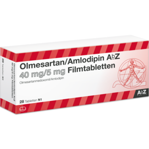 Olmesartan/Amlodipin AbZ 40 mg/5 mg Filmtabletten