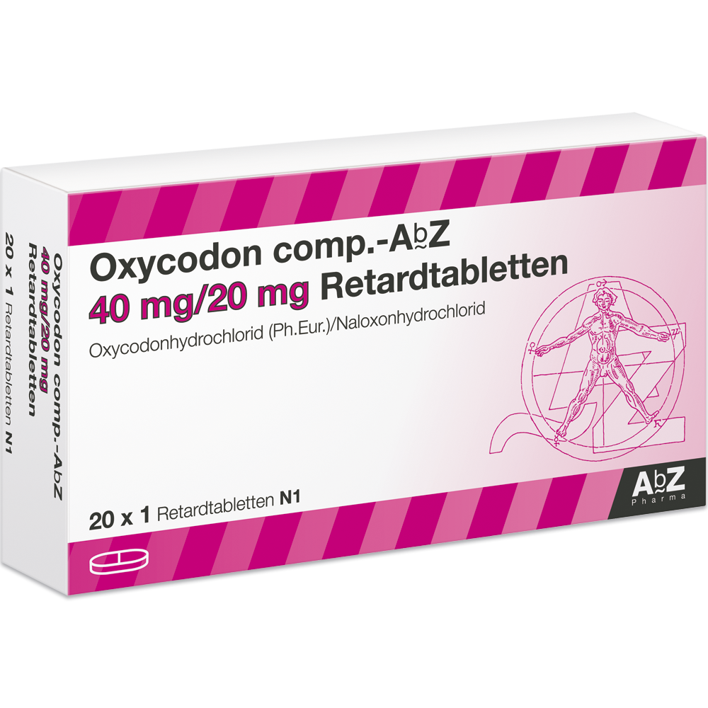 Sporvogn Erasure Lænestol Oxycodon comp.-AbZ 40 mg/20 mg Retardtabletten - AbZ-Pharma GmbH